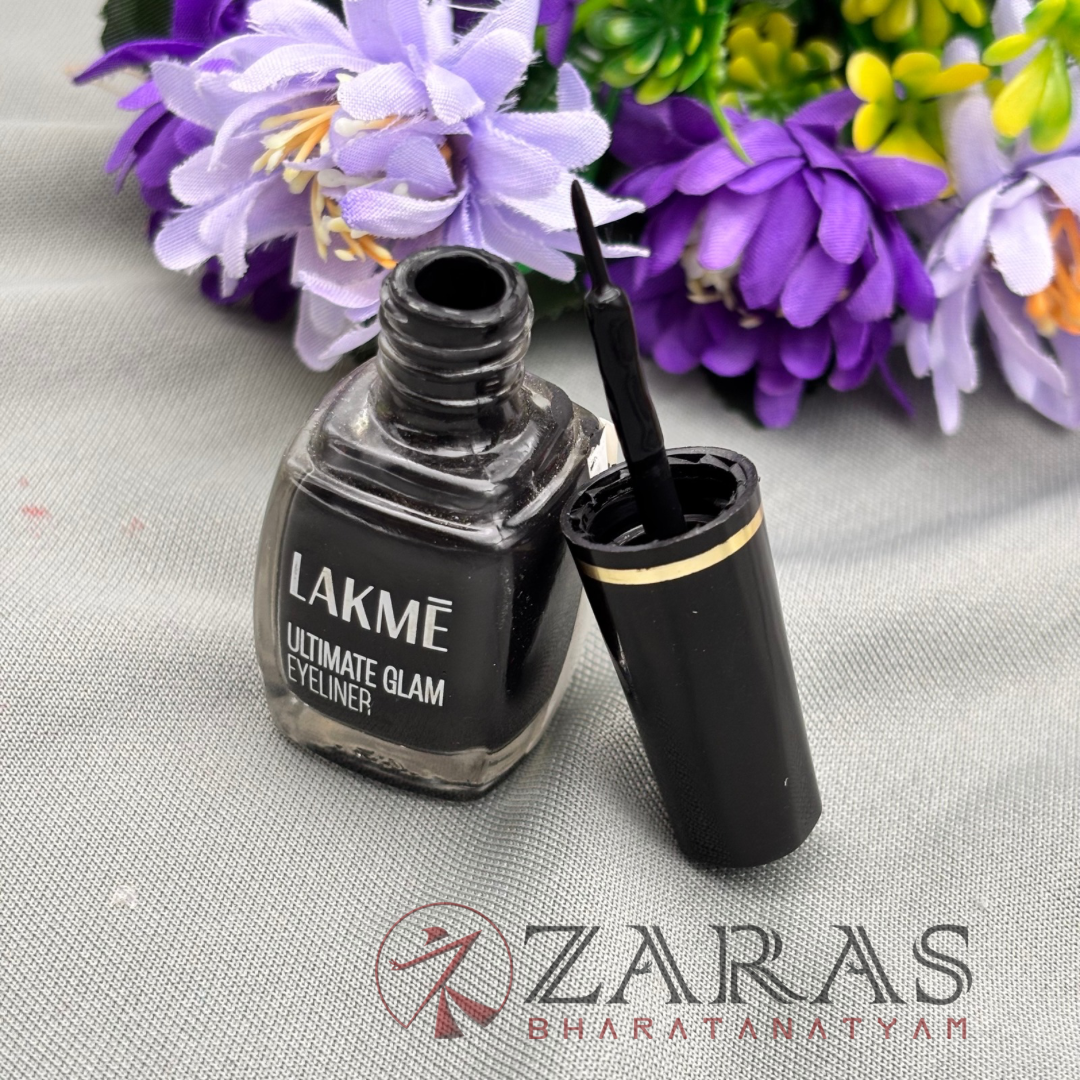 Bharatanatyam Dance Makeup Products - Eyeliner Liquid Black (Lakme) image 1