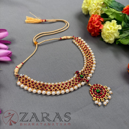 Bharatanatyam Dance Jewellery Necklace - Round V RG Kemp CS image 1