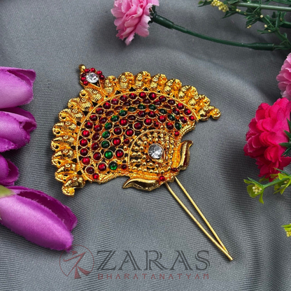 Bharatanatyam Dance Jewellery - Small Manga Head Arch RG Kemp image 1