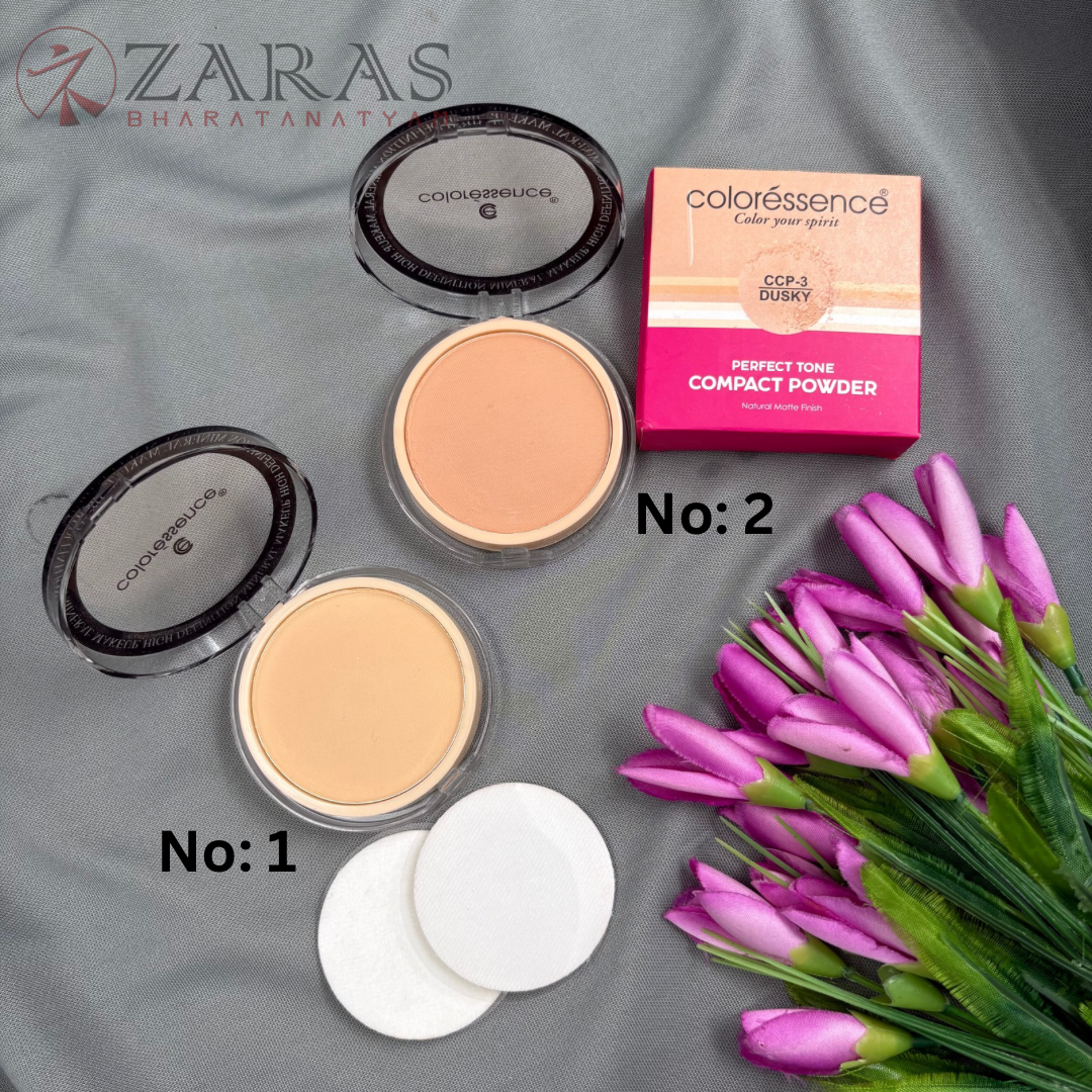 Bharatanatyam Dance Makeup Products - Perfect Tone Compact Powder (Coloressence)
