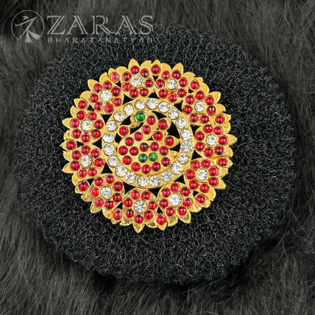 Bharatanatyam Dance Jewellery - Rakodi Pea Flower RG Kemp CS image 0