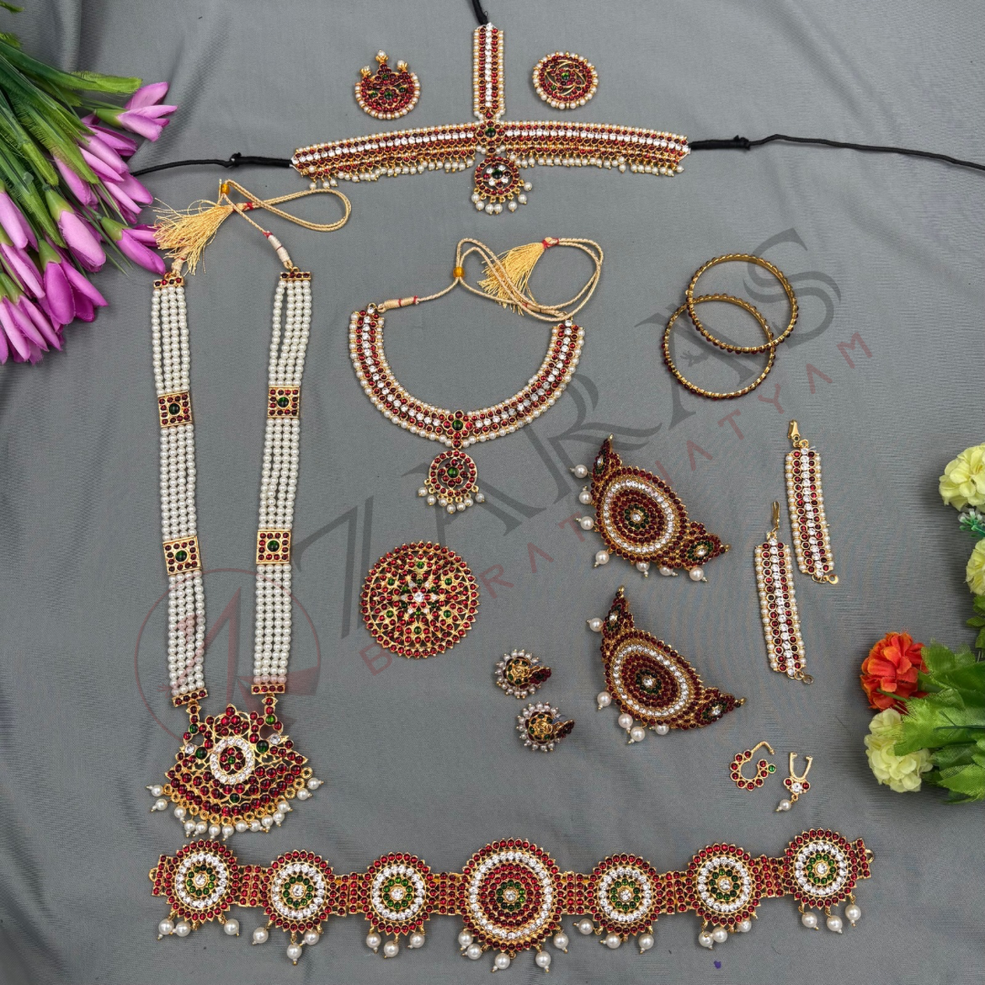 Bharatanatyam Dance Jewellery - Sow Full Set RG Kemp image 0