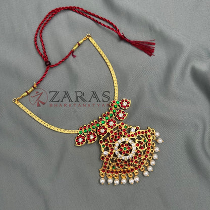 Bharatanatyam Dance Jewellery - Necklace Manga with Padak RG Kemp image 0