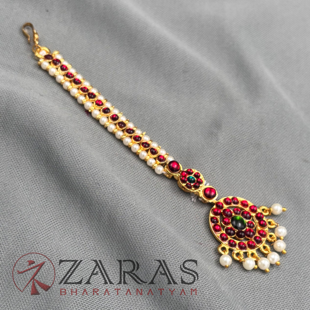 Bharatanatyam Dance Jewellery - Round RG Kemp Netti Chutti Single Round image 3