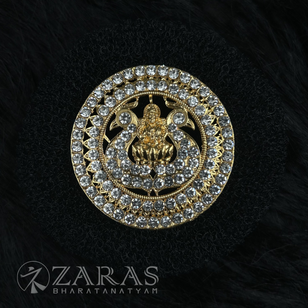 Bharatanatyam Dance Jewellery - Rakodi Lakshmi White Stone image 0
