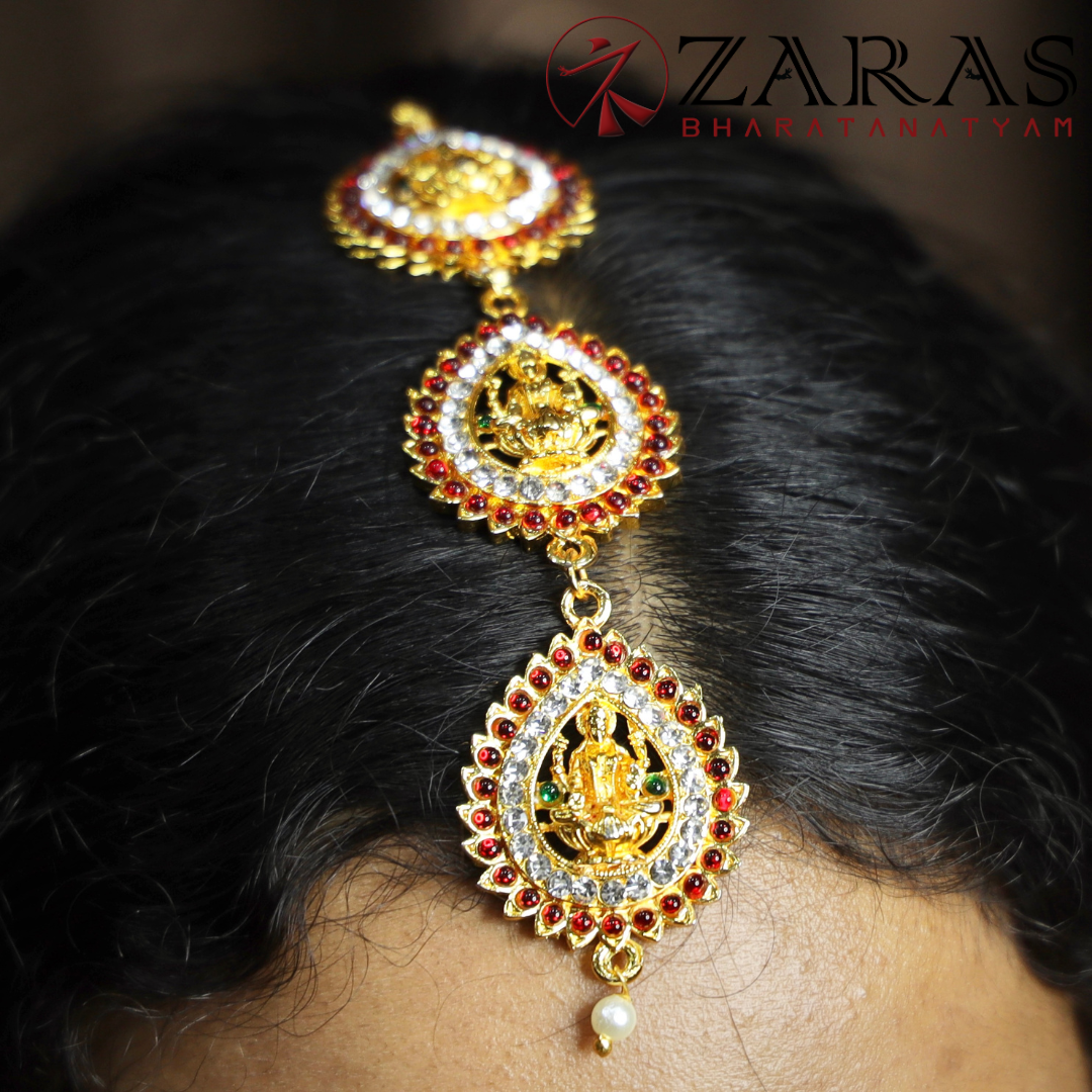 Bharatanatyam Dance Jewellery - 3 Step Lakshmi CS RG Kemp Netti Chutti image 0