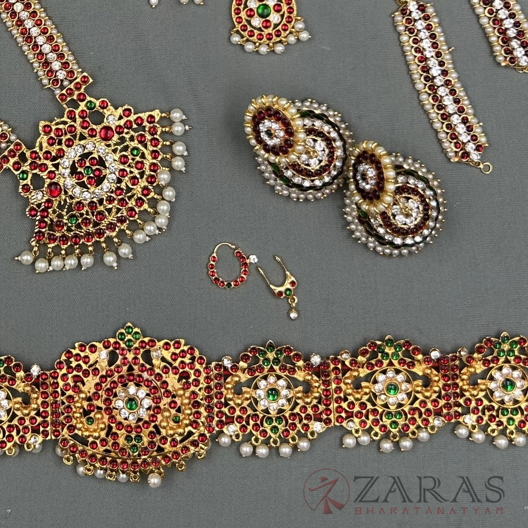 Bharatanatyam Dance Jewellery - Sow Full Set RG Kemp image 4