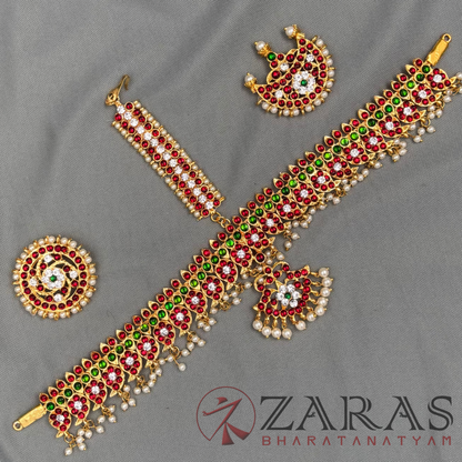 Bharatanatyam Dance Jewellery - Headset Manga CS RG Kemp image 2