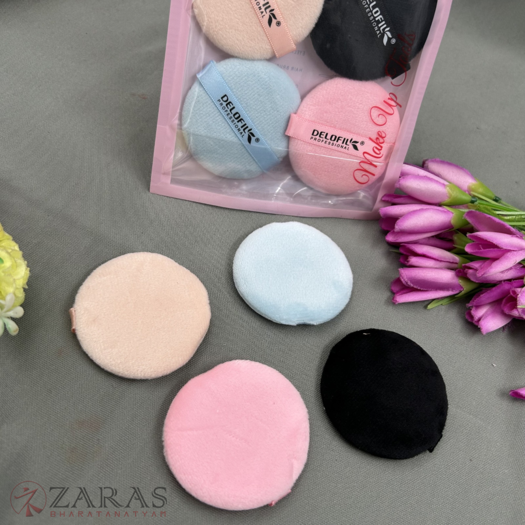 Bharatanatyam Dance Makeup Products - Soft Sponge (Set of 4 Pcs) Delofil Professional image 3
