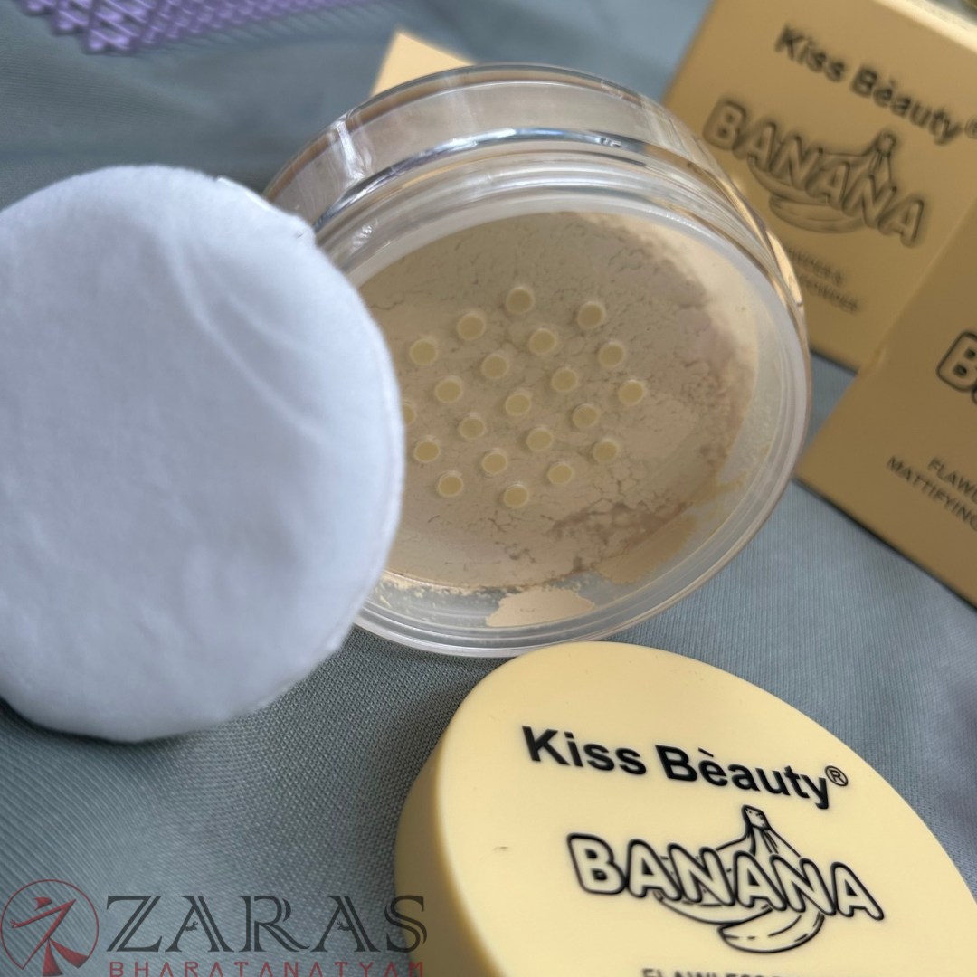 Bharatanatyam Dance Makeup Products - Mattifying Loose Powder (Kiss Beauty) image 2