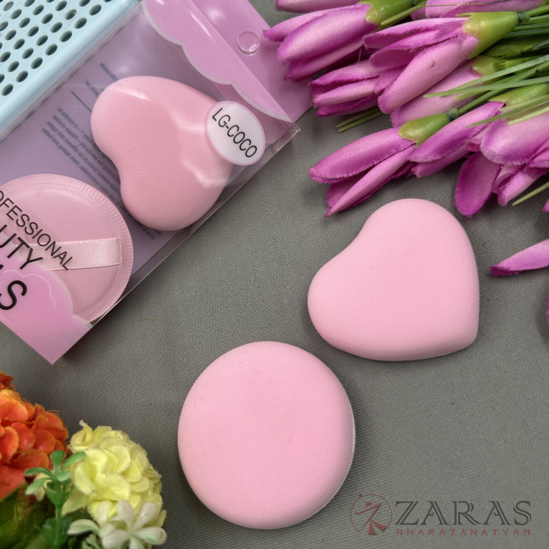 Bharatanatyam Dance Makeup Products - Blender Sponge (Set of 2 Pcs) image 1