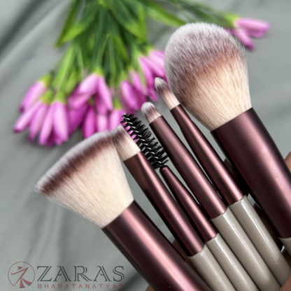 Bharatanatyam Dance Makeup Products - Face & Eye Brush Set (Huda Beauty) image 2