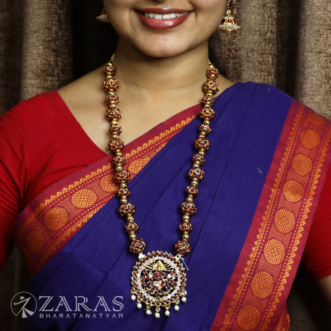 Bharatanatyam Dance Jewellery - Ruthratcham with Nataraj Kemp Haaram image 0