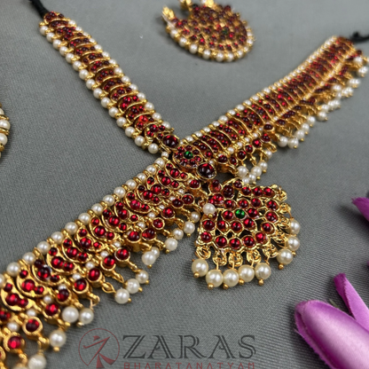 Bharatanatyam Dance Jewellery - Headset C Leaf  Design RG Kemp image 1