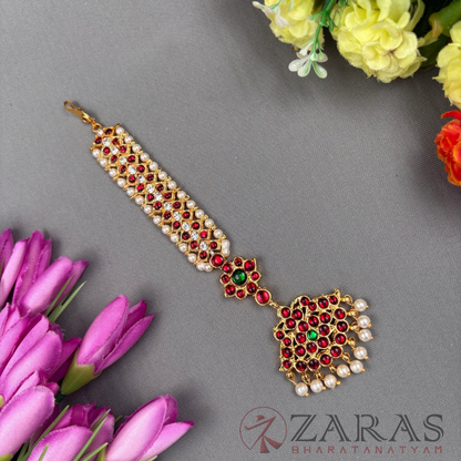 Bharatanatyam Dance Jewellery - Leaf & V RG Kemp Netti Chutti image 0
