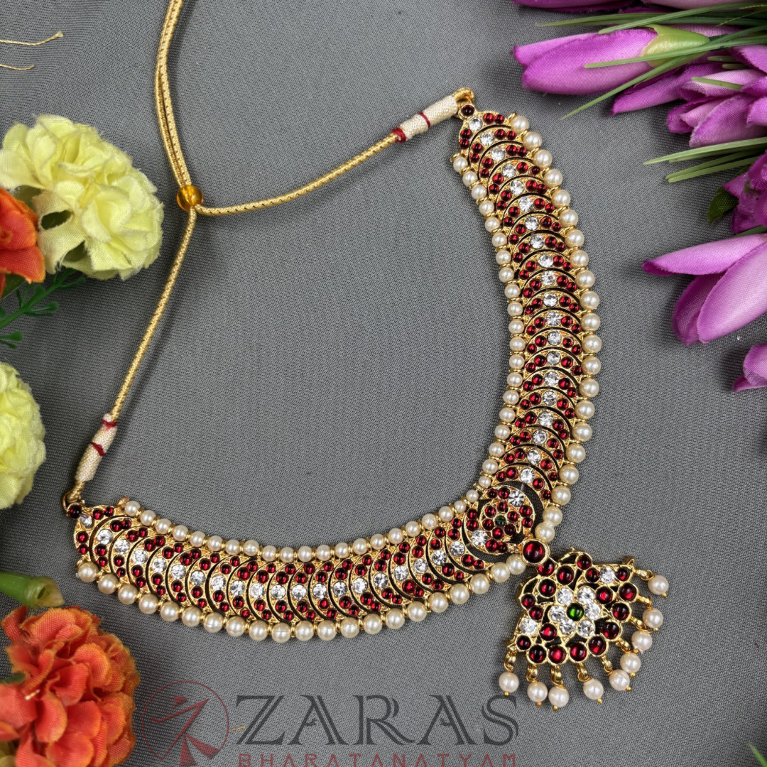 Bharatanatyam Dance Jewellery - Necklace B Moon Design RG Kemp image 0