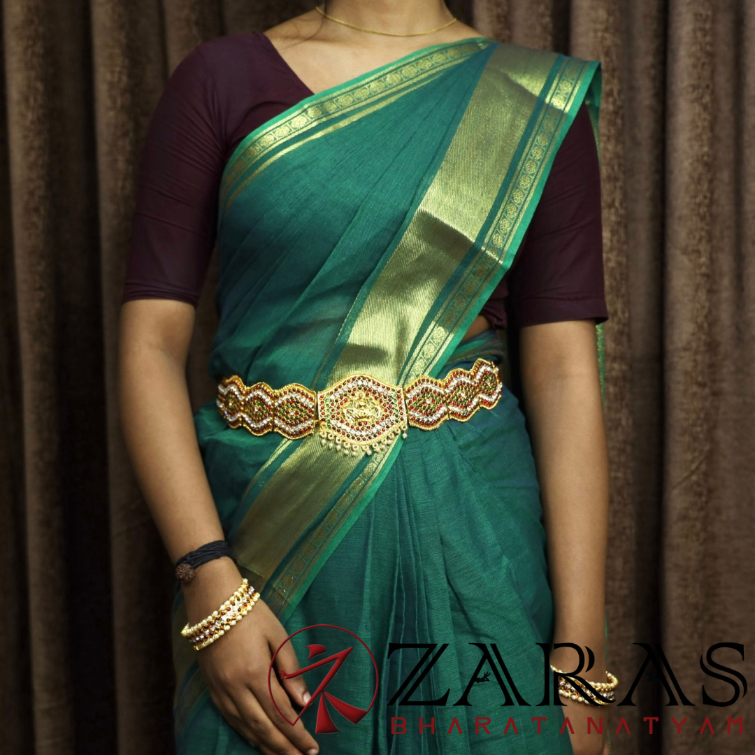 Bharatanatyam Dance Jewellery - Lakshmi CS Hip Belt Kemp SN (Ottiyanam) image 1
