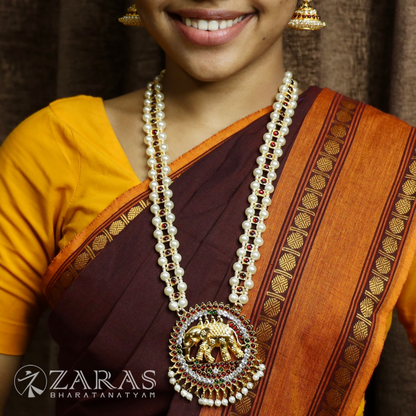 Bharatanatyam Dance Jewellery - Round Elephant Beads RG Kemp C Haaram image 0
