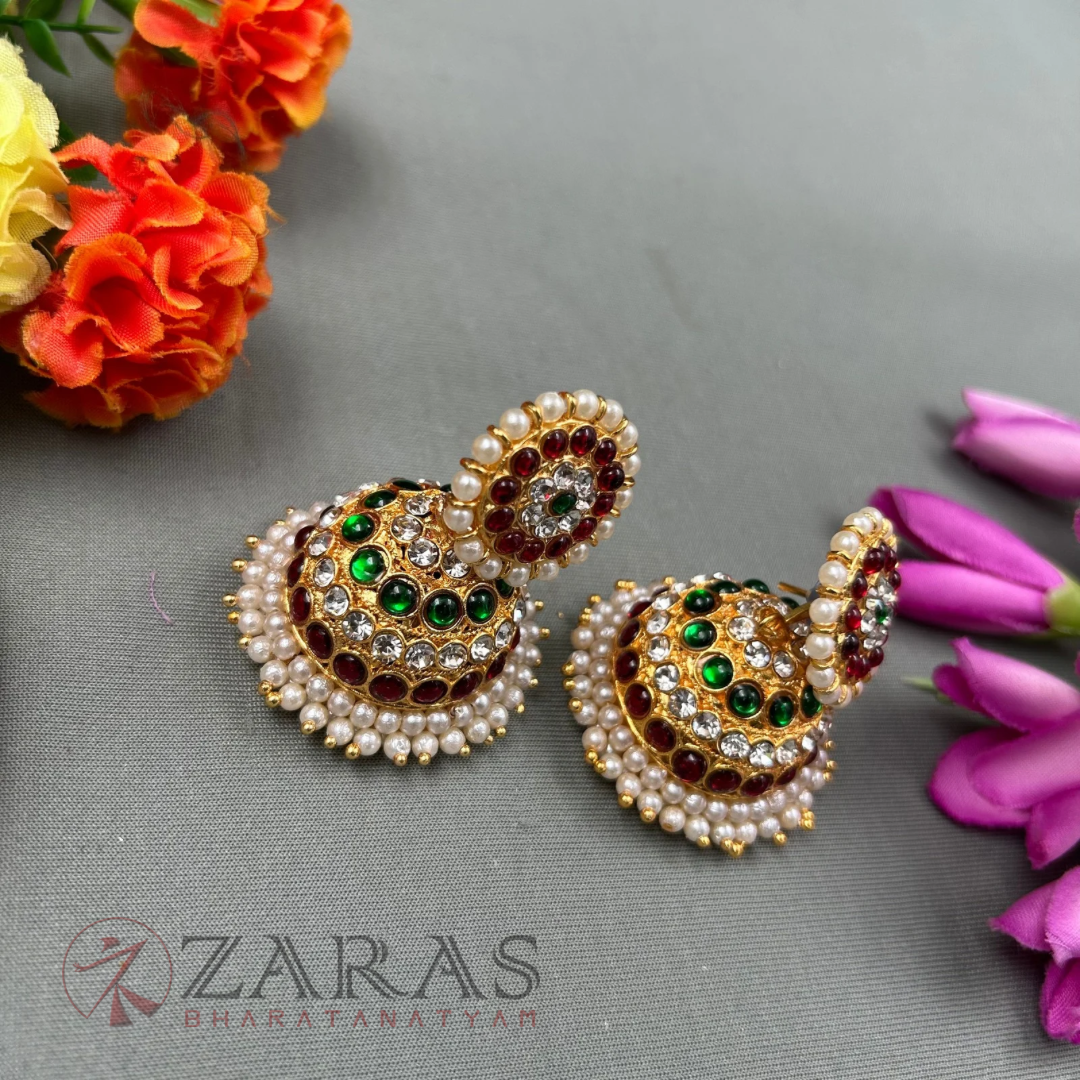 Bharatanatyam Dance Jewellery - 4 Line Jimiki RG Kemp image 1