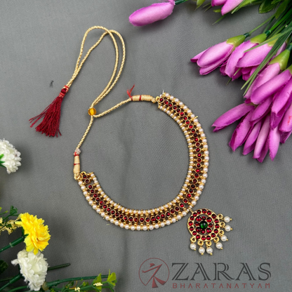 Bharatanatyam Dance Jewellery - Balls Necklace RG Kemp Pen image 2