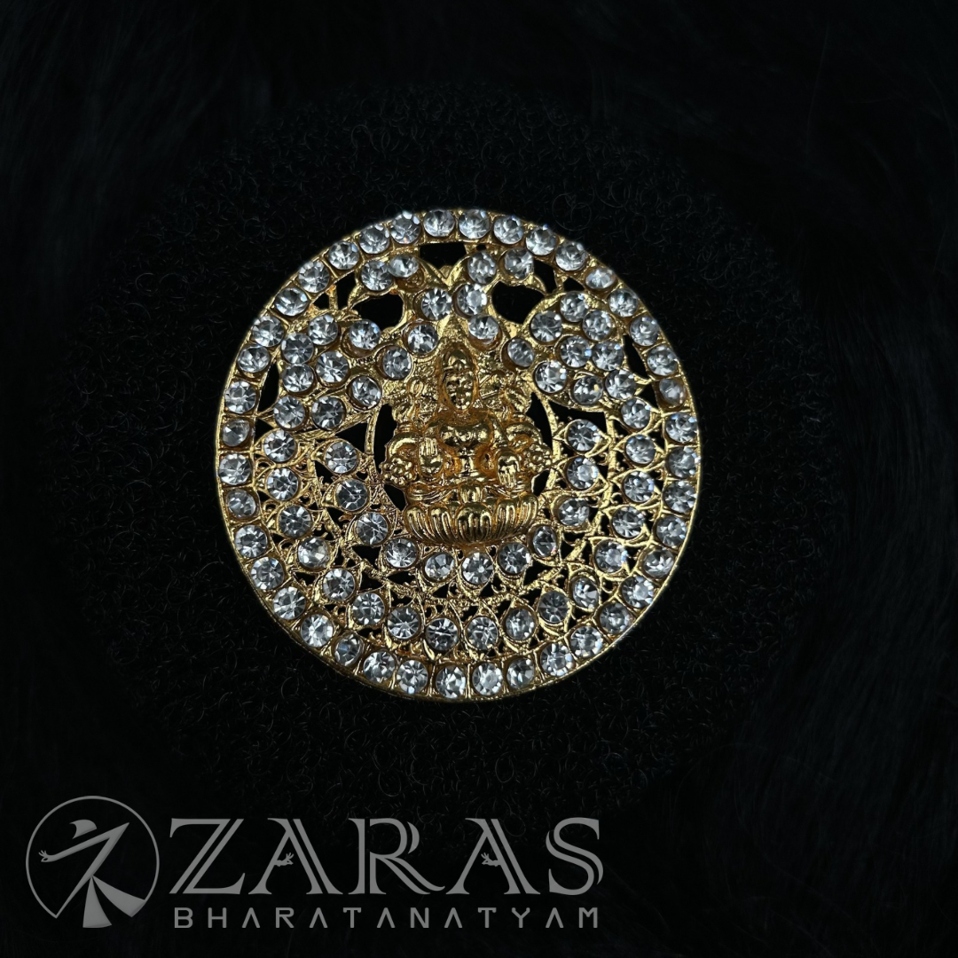 Bharatanatyam Dance Jewellery - Rakodi Lakshmi White Stone image 0