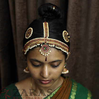 Bharatanatyam Dance Jewellery - Headset C Design RG Kemp image 1