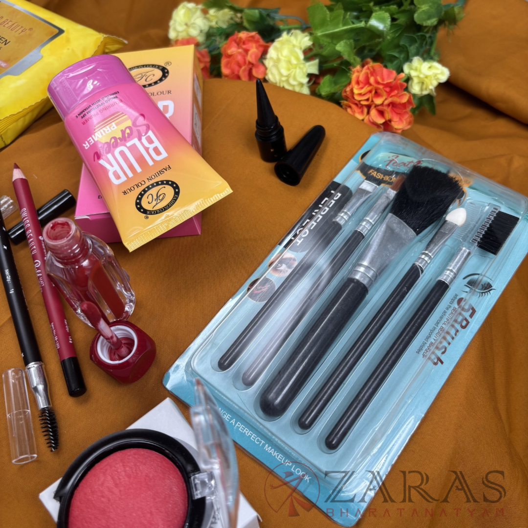 Bharatanatyam Dance Products - Makeup Kit (Set of 22 Pcs) image 6