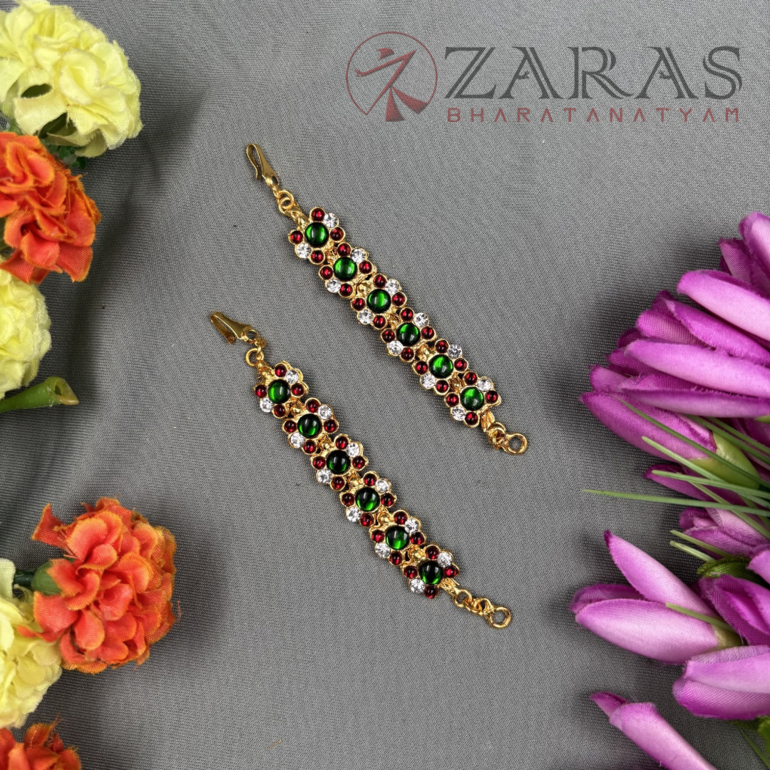 Bharatanatyam Dance Jewellery - Maatal V RG Stone image 0