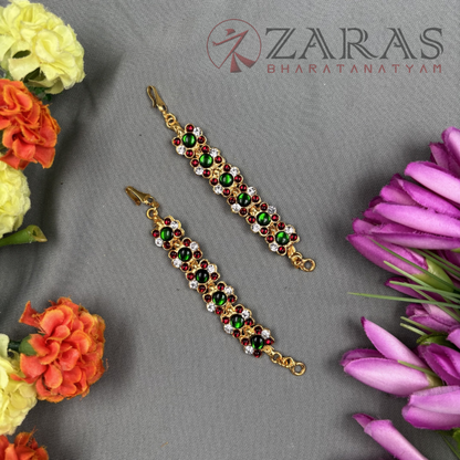 Bharatanatyam Dance Jewellery - Maatal V RG Stone image 0