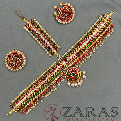 Bharatanatyam Dance Jewellery - Round Double Step RG kemp CS image 2