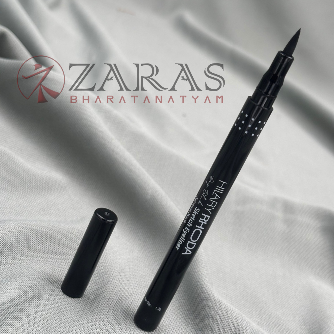 Bharatanatyam Dance Makeup Products - Eyeliner Sketch Black (Hilary Rhoda) image 0
