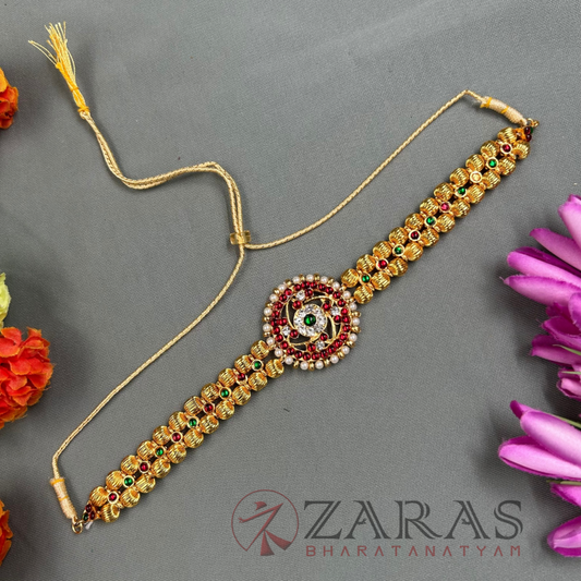 Bharatanatyam Dance Jewellery - 2L Balls Necklace RG Kemp Choker Type image 0