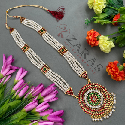 Bharatanatyam Dance Jewellery - 4L Box Beads Round RG Kemp Maalai / Haaram image 0