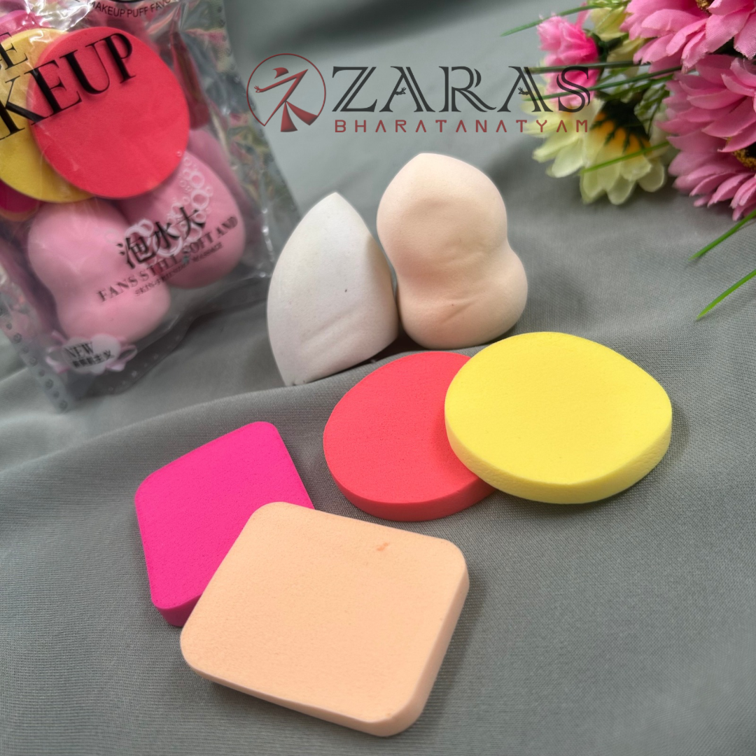 Bharatanatyam Dance Makeup Products - Blender Sponge (Set of 6 Pcs) image 2