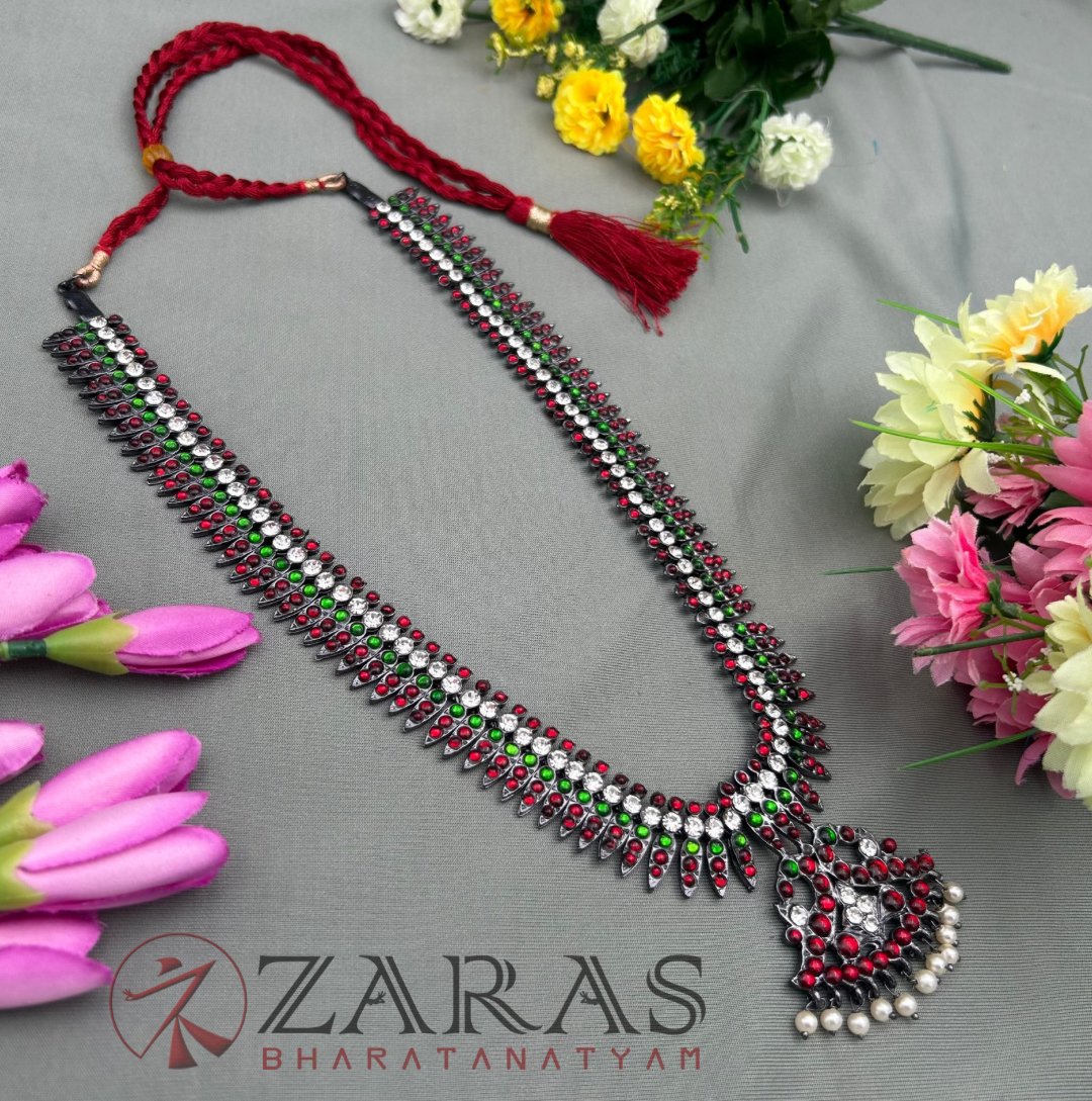 Bharatanatyam Dance Jewellery Black - Haaram RG Kemp CS kutchi Design image 1