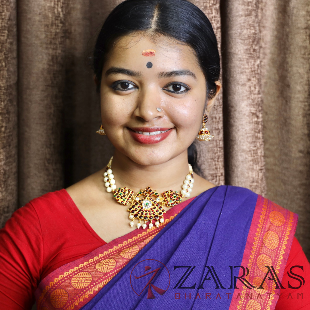 Bharatanatyam Dance Jewellery - Necklace Muthu Pe design kemp image 1