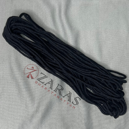 Bharatanatyam Dance Accessories - Black Cotton Thread image 0
