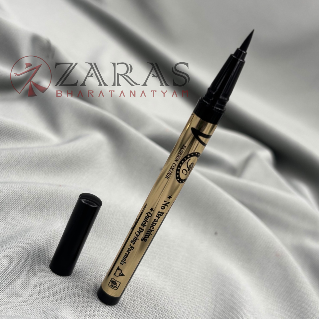 Bharatanatyam Dance Makeup Products - Black Eyeliner Pen (FC) image 0