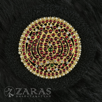 Bharatanatyam Dance Jewellery - Rakodi Lotus RG Kemp Pearl image 0