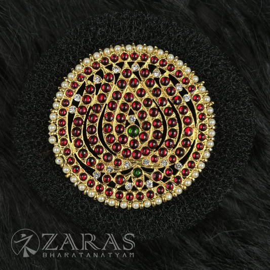 Bharatanatyam Dance Jewellery - Rakodi Lotus RG Kemp Pearl image 0