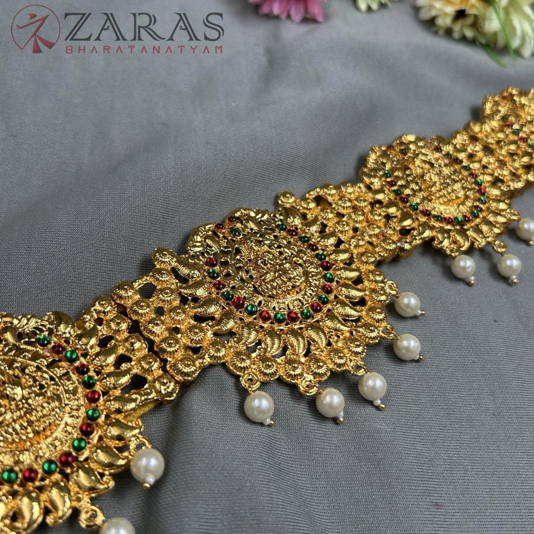 Bharatanatyam Dance Jewellery - Lakshmi Hip Belt RG Kemp CS (Ottiyanam) image 1