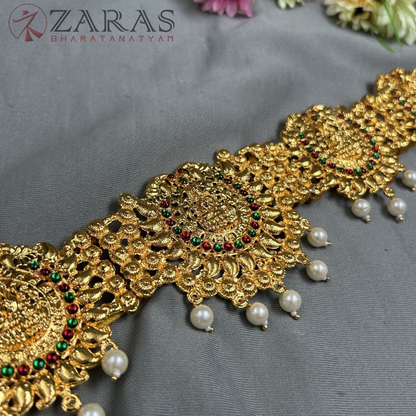 Bharatanatyam Dance Jewellery - Lakshmi Hip Belt RG Kemp CS (Ottiyanam) image 1