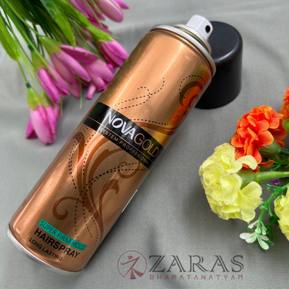 Bharatanatyam Dance Makeup Products - Fix Hair Spray (Nova Gold) image 2