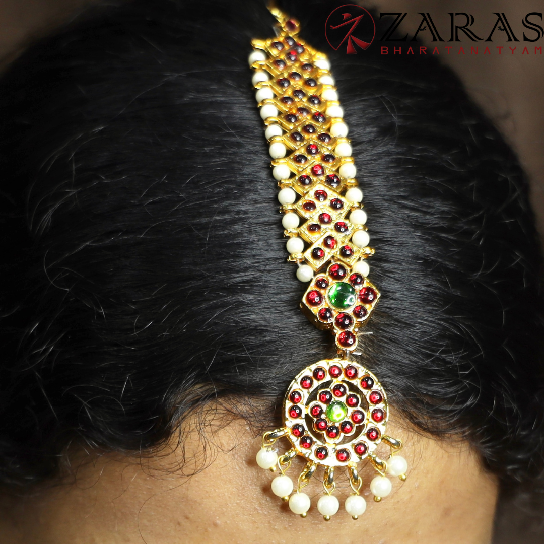 Bharatanatyam Dance Jewellery - Round & V RG Kemp Netti Chutti image 0