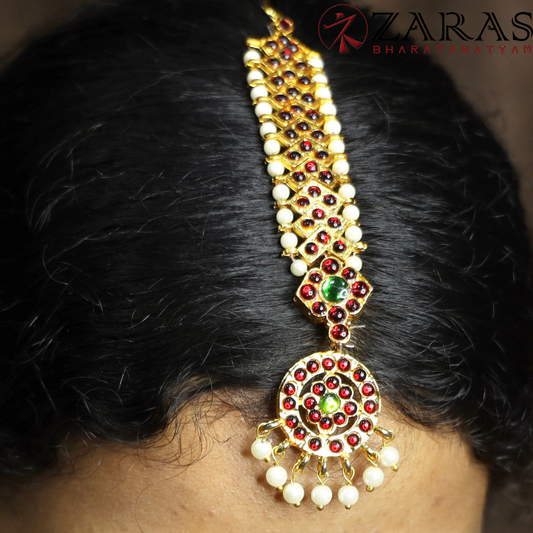 Bharatanatyam Dance Jewellery - Round & V RG Kemp Netti Chutti image 0