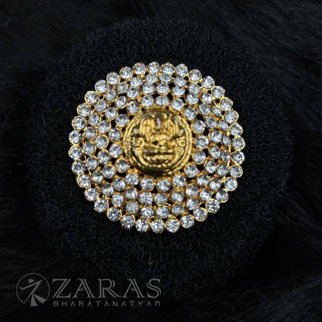 Bharatanatyam Dance Jewellery - Rakodi Lakshmi White Stone image 0