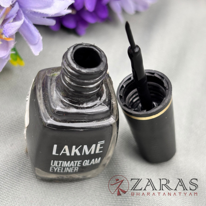 Bharatanatyam Dance Makeup Products - Eyeliner Liquid Black (Lakme) image 2