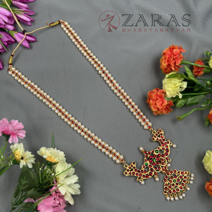 Bharatanatyam Dance Jewellery Haaram - Lettika RG kemp CS Maalai / Long Haaram image 0