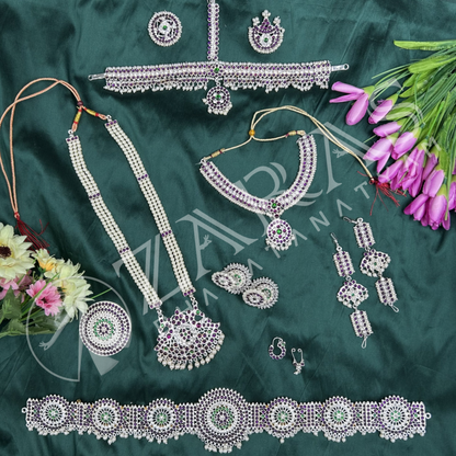 Bharatanatyam Dance Silver Jewellery - Full Set Sow PG Kemp CS image 0