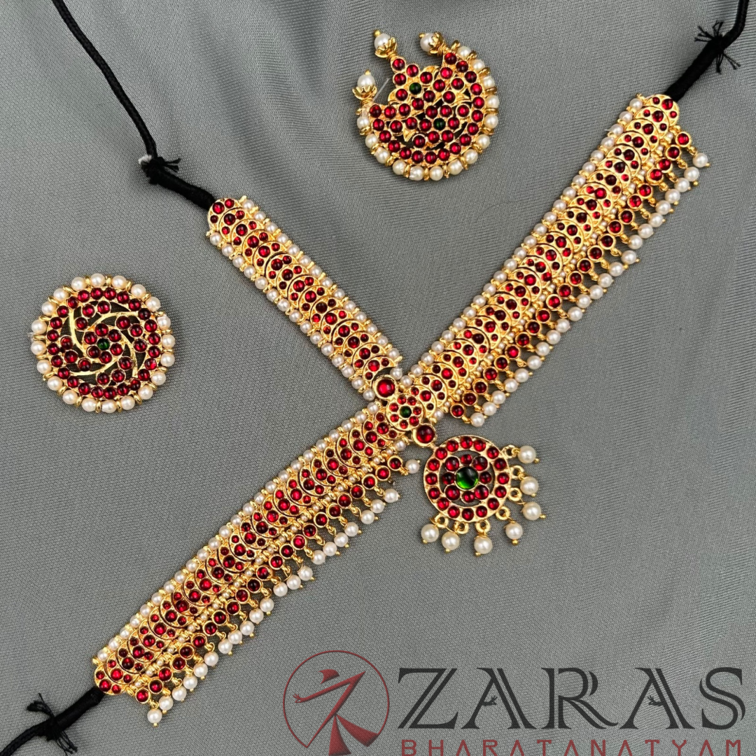 Bharatanatyam Dance Jewellery - Headset C Design RG Kemp image 2